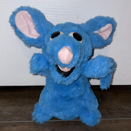 Blue mouse plush toy - plush, handmade